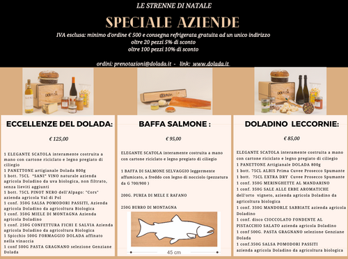 Speciale Aziende - ECCELLENZE DEL DOLADA